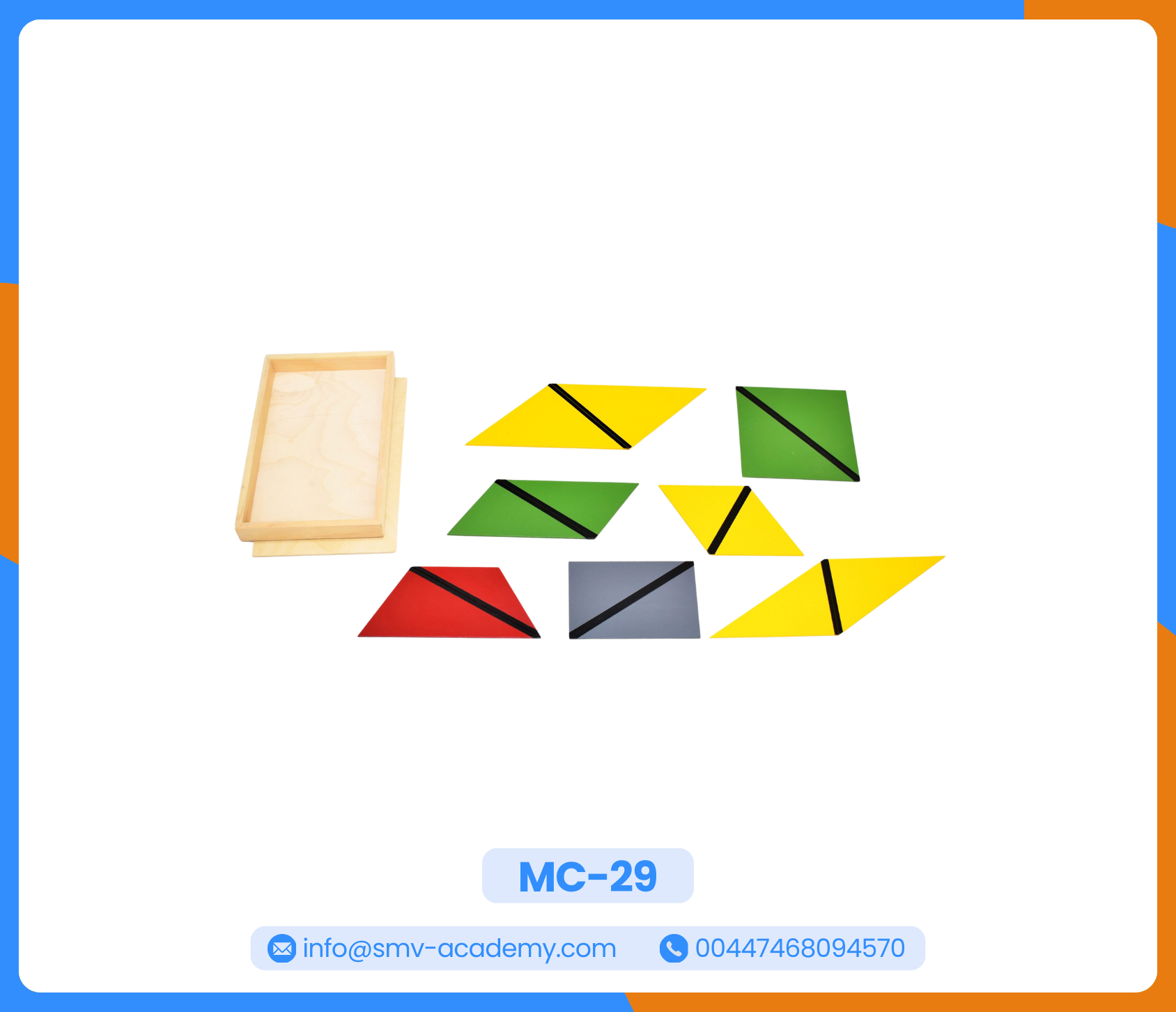 مثلثات البناء | Montessori Constructive Triangles